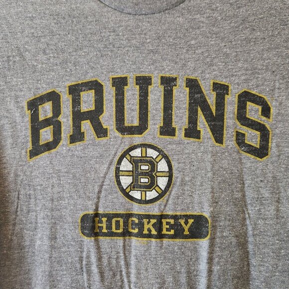 Boston Bruins NHL Licensed Gray T-Shirt Mens M - Picture 2 of 9
